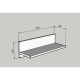 Wall Shelf Fane - Walnut Walnut Wall Shelf Fane - Walnut Walnut