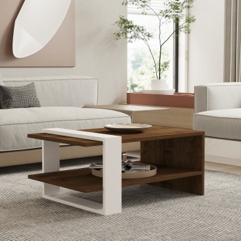Coffee Table Gaye - Walnut, White Walnut
White