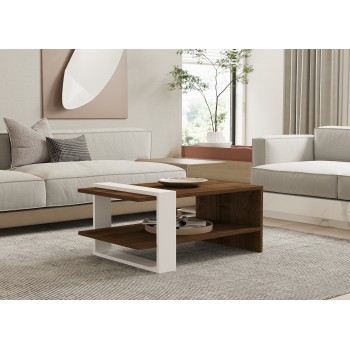 Coffee Table Gaye - Walnut, White Walnut
White
