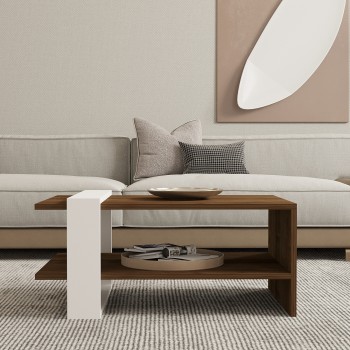 Coffee Table Gaye - Walnut, White Walnut
White