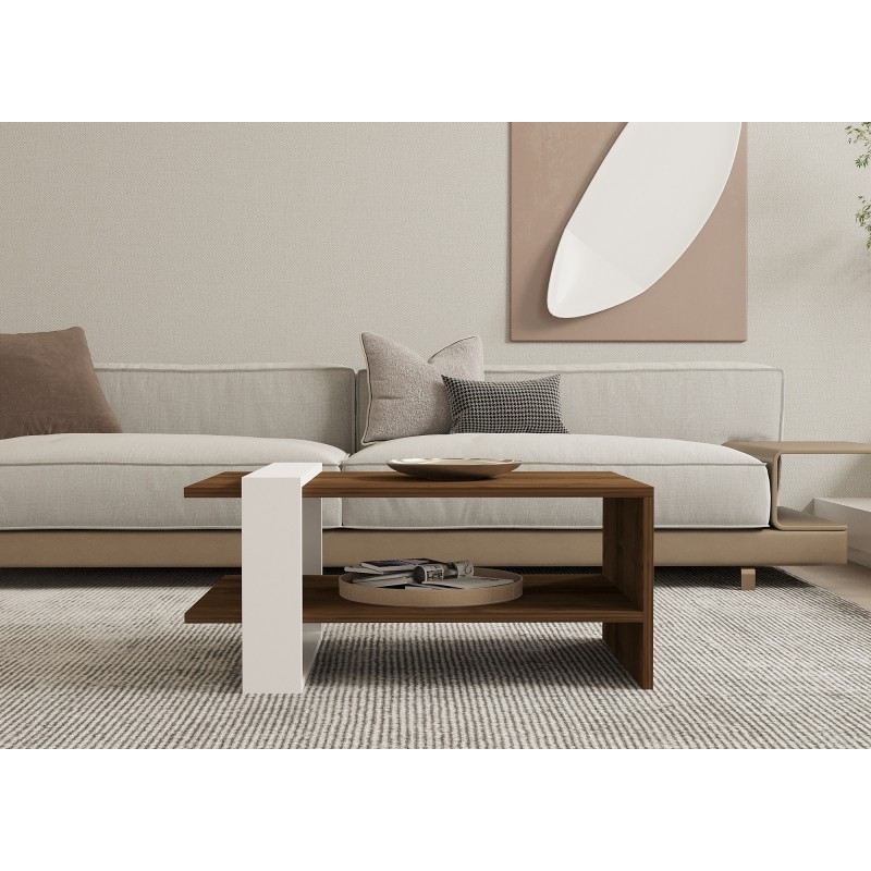Coffee Table Gaye - Walnut, White Walnut
White