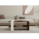 Coffee Table Gaye - Walnut, White Walnut
White