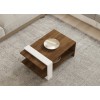Coffee Table Gaye - Walnut, White Walnut
White