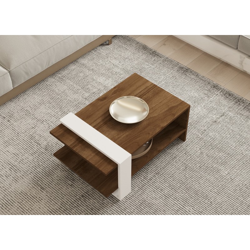 Coffee Table Gaye - Walnut, White Walnut
White