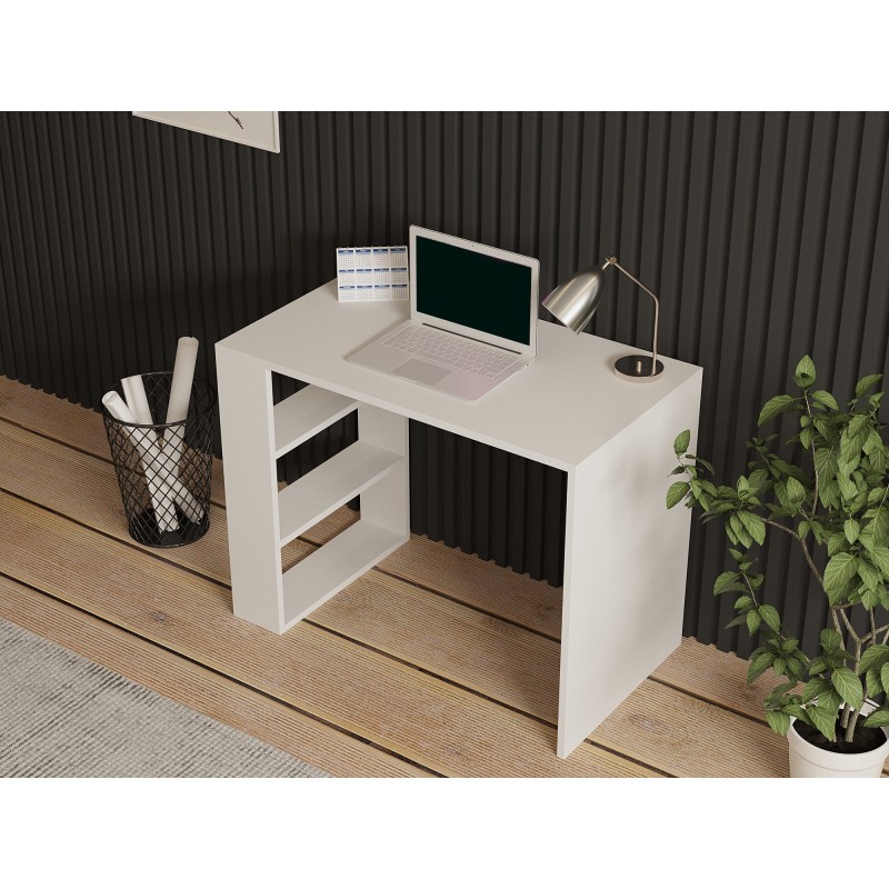 Study Desk Cool White