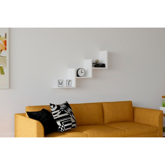 Wall Shelf Mist White Wall Shelf Mist White