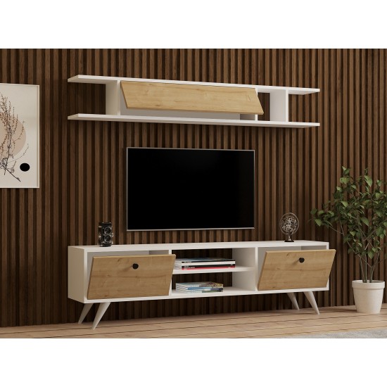 TV Unit Italo - White, Pine White
Pine TV Unit Italo - White, Pine White
Pine