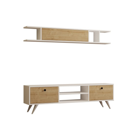 TV Unit Italo - White, Pine White
Pine TV Unit Italo - White, Pine White
Pine