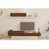 TV Unit Elda - White, Walnut White
Walnut