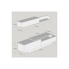 TV Unit Elda - White, Walnut White
Walnut