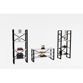 TV Unit Egzotik - White White