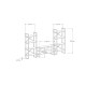 TV Unit Egzotik - White White TV Unit Egzotik - White White