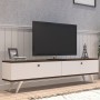 TV Stand Paris - White, Walnut White
walnut