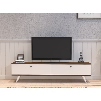 TV Stand Paris - White, Walnut White
walnut