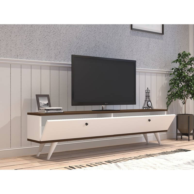 TV Stand Paris - White, Walnut White
walnut