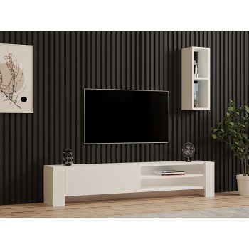 TV Unit Naz - White White