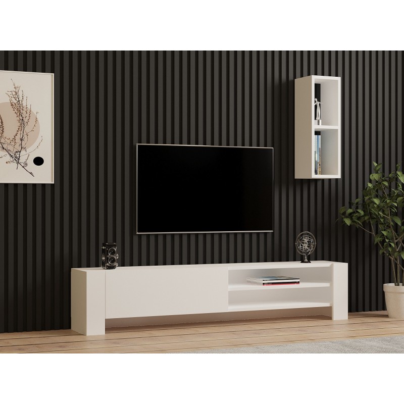 TV Unit Naz - White White