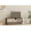 Hanah Home TV Stand Gaye - Walnut, White Walnut
White