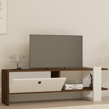 TV Stand Gaye - Walnut, White Walnut
White
