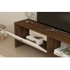 Hanah Home TV Stand Gaye - Walnut, White Walnut
White