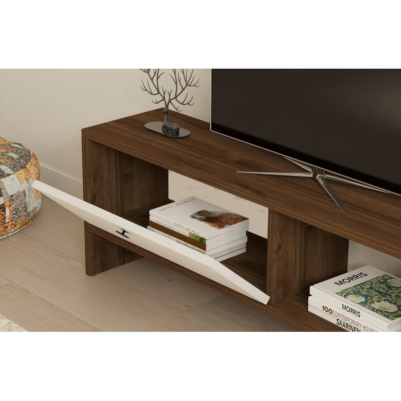 Hanah Home TV Stand Gaye - Walnut, White Walnut
White