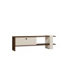 Hanah Home TV Stand Gaye - Walnut, White Walnut
White