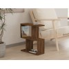 Βοηθητικό Τραπέζι Zet - Χρώμα Καρυδιά - 45x17x51,4εκ