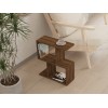 Βοηθητικό Τραπέζι Zet - Χρώμα Καρυδιά - 45x17x51,4εκ
