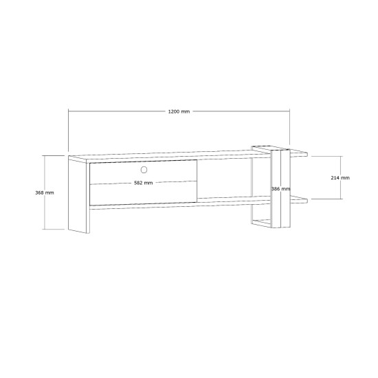 TV Stand Ova Oak
Anthracite TV Stand Ova Oak
Anthracite