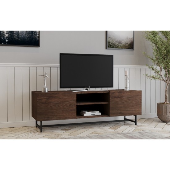 TV Stand Wood - Walnut Walnut TV Stand Wood - Walnut Walnut
