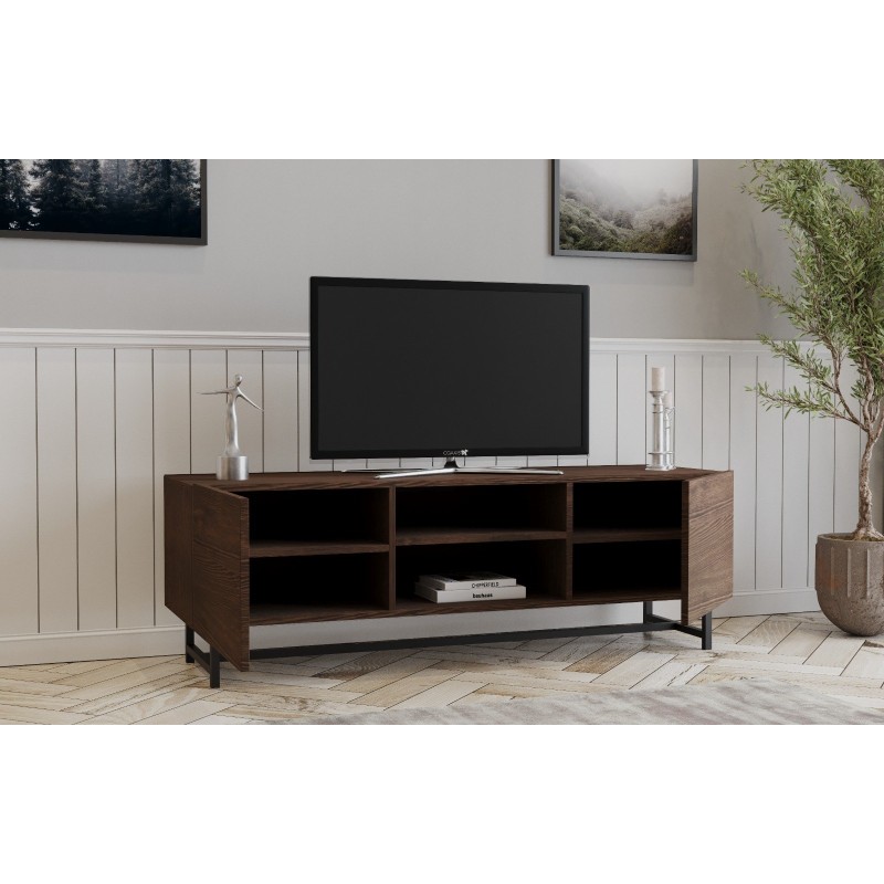 TV Stand Wood - Walnut Walnut