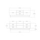TV Stand Wood - Walnut Walnut TV Stand Wood - Walnut Walnut