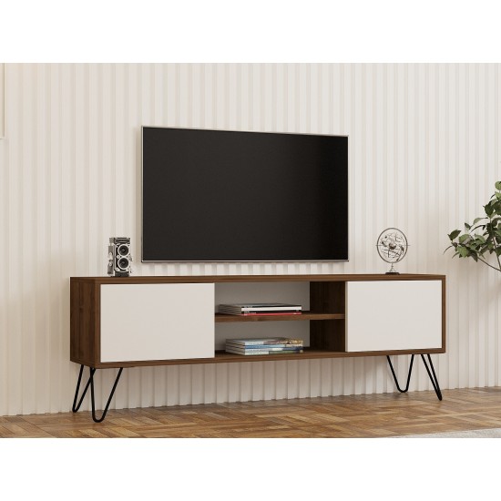 TV Stand Eva Walnut
White TV Stand Eva Walnut
White