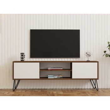 TV Stand Eva Walnut
White
