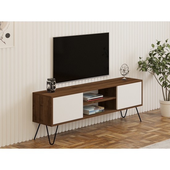 TV Stand Eva Walnut
White TV Stand Eva Walnut
White