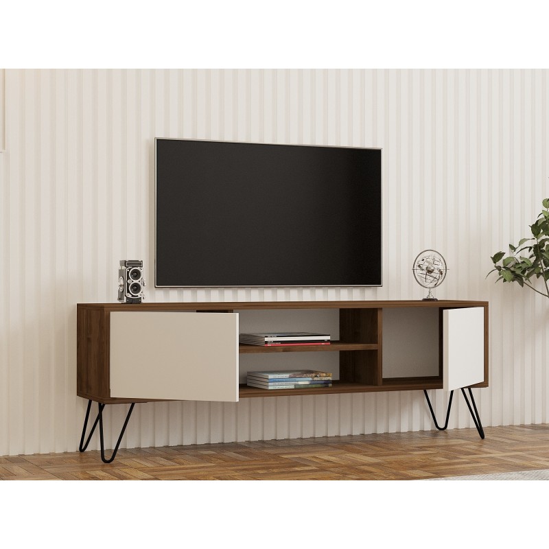 TV Stand Eva Walnut
White