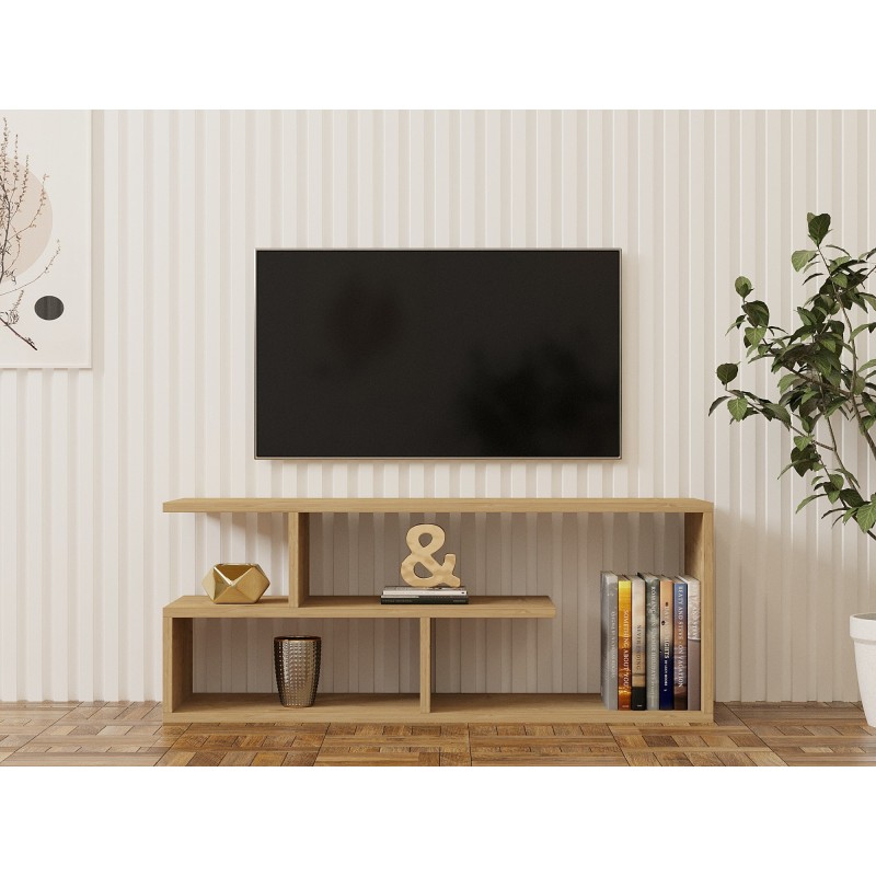 Έπιπλο Τηλεόρασης - Χρώμα Φυσικό - 100x30x40εκ