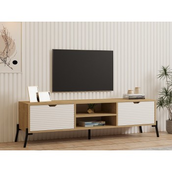 TV Stand Nost - Sapphire Oak, White Sapphire Oak
White