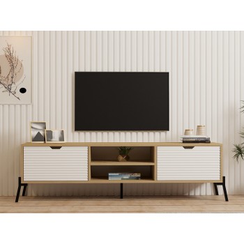 TV Stand Nost - Sapphire Oak, White Sapphire Oak
White