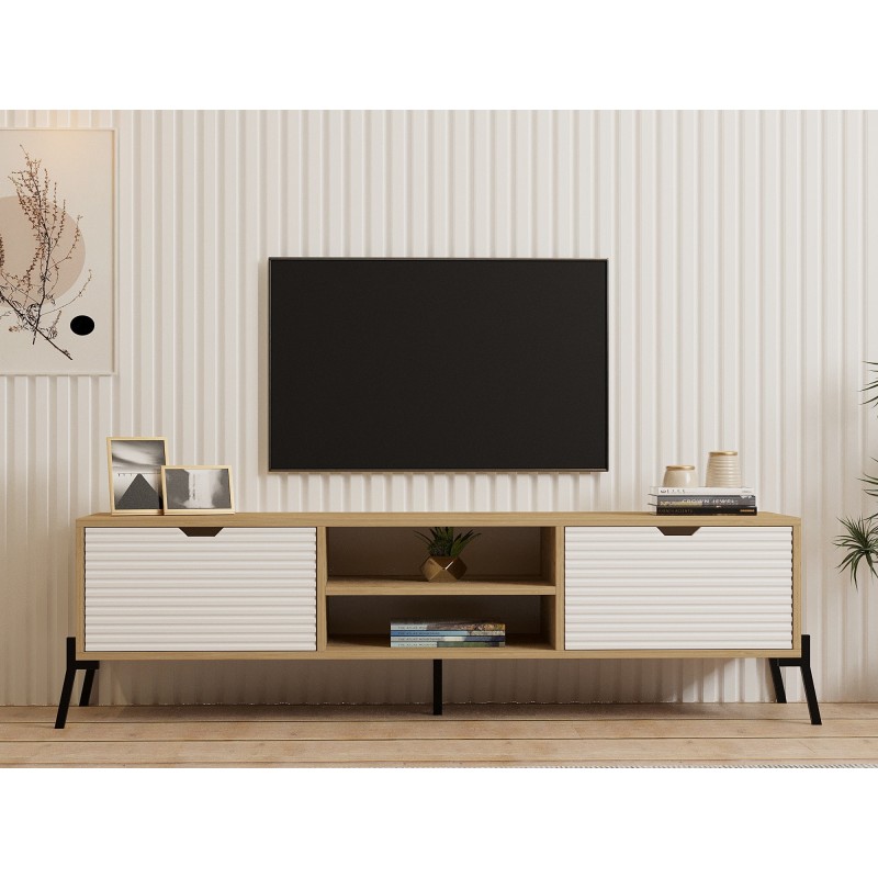 TV Stand Nost - Sapphire Oak, White Sapphire Oak
White