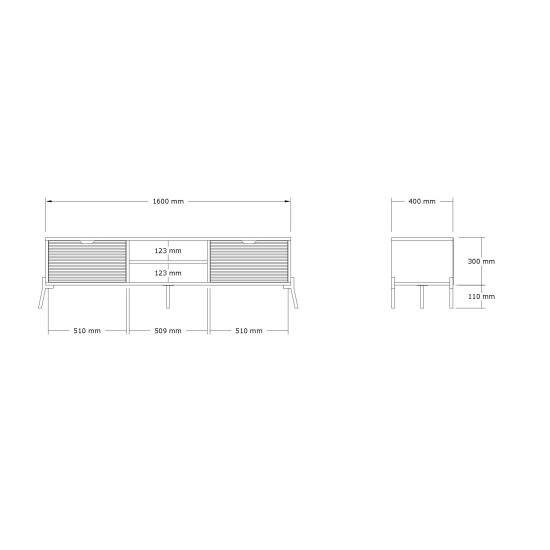 TV Stand Nost - Sapphire Oak, White Sapphire Oak
White TV Stand Nost - Sapphire Oak, White Sapphire Oak
White