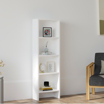 Βιβλιοθήκη - Barkın - Χρώμα Λευκό - 40x20x150εκ