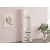 Βιβλιοθήκη - Wand - Χρώμα White - 50x20x160εκ