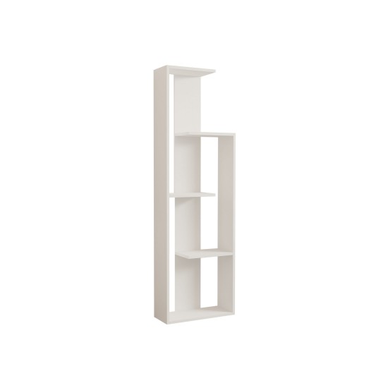 Βιβλιοθήκη - Wand - Χρώμα White - 50x20x160εκ Βιβλιοθήκη - Wand - Χρώμα White - 50x20x160εκ