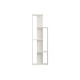Βιβλιοθήκη - Wand - Χρώμα White - 50x20x160εκ Βιβλιοθήκη - Wand - Χρώμα White - 50x20x160εκ