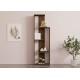 Βιβλιοθήκη - Wand - Χρώμα Καρυδί - 50x20x160εκ Βιβλιοθήκη - Wand - Χρώμα Καρυδί - 50x20x160εκ