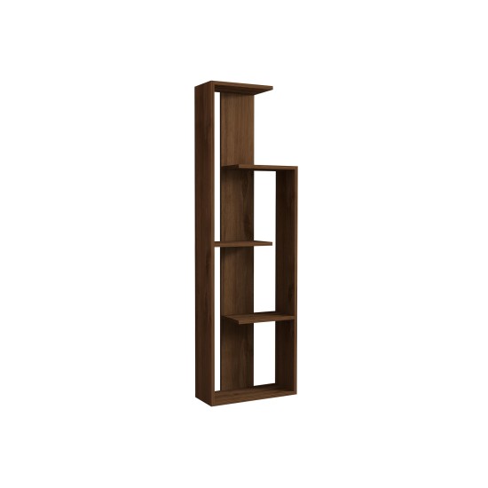 Βιβλιοθήκη - Wand - Χρώμα Καρυδί - 50x20x160εκ Βιβλιοθήκη - Wand - Χρώμα Καρυδί - 50x20x160εκ