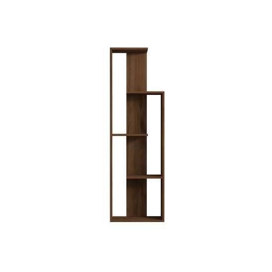 Βιβλιοθήκη - Wand - Χρώμα Καρυδί - 50x20x160εκ Βιβλιοθήκη - Wand - Χρώμα Καρυδί - 50x20x160εκ
