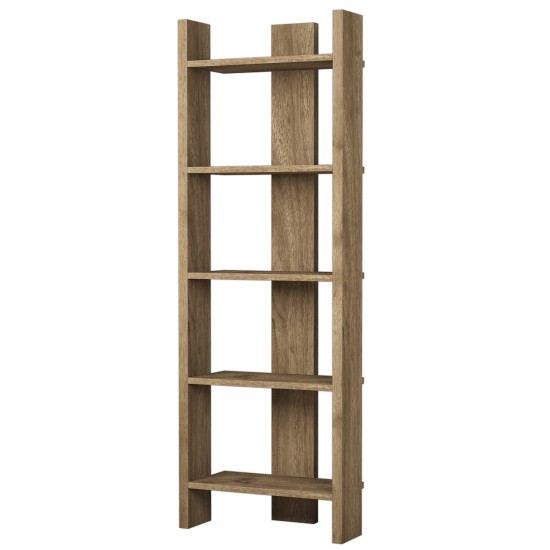 Βιβλιοθήκη - Virba - Χρώμα Καρυδί - 53x23x149εκ Βιβλιοθήκη - Virba - Χρώμα Καρυδί - 53x23x149εκ
