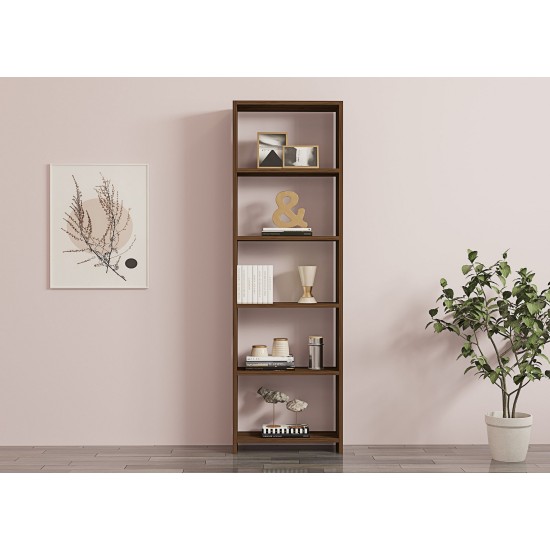 Bookshelf New - Walnut Walnut Bookshelf New - Walnut Walnut
